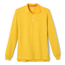 French Toast Little & Big Kid Boys Long Sleeve Boxy Fit Polo Shirt