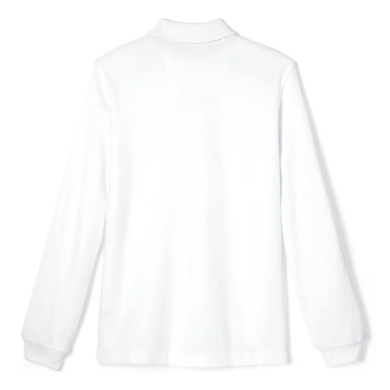 French Toast Little & Big Kid Boys Long Sleeve Boxy Fit Polo Shirt