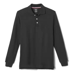 French Toast Little & Big Kid Boys Long Sleeve Boxy Fit Polo Shirt