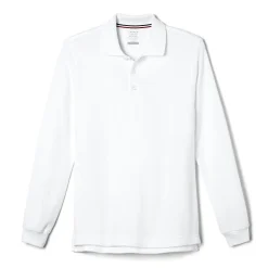 French Toast Little & Big Kid Boys Long Sleeve Boxy Fit Polo Shirt