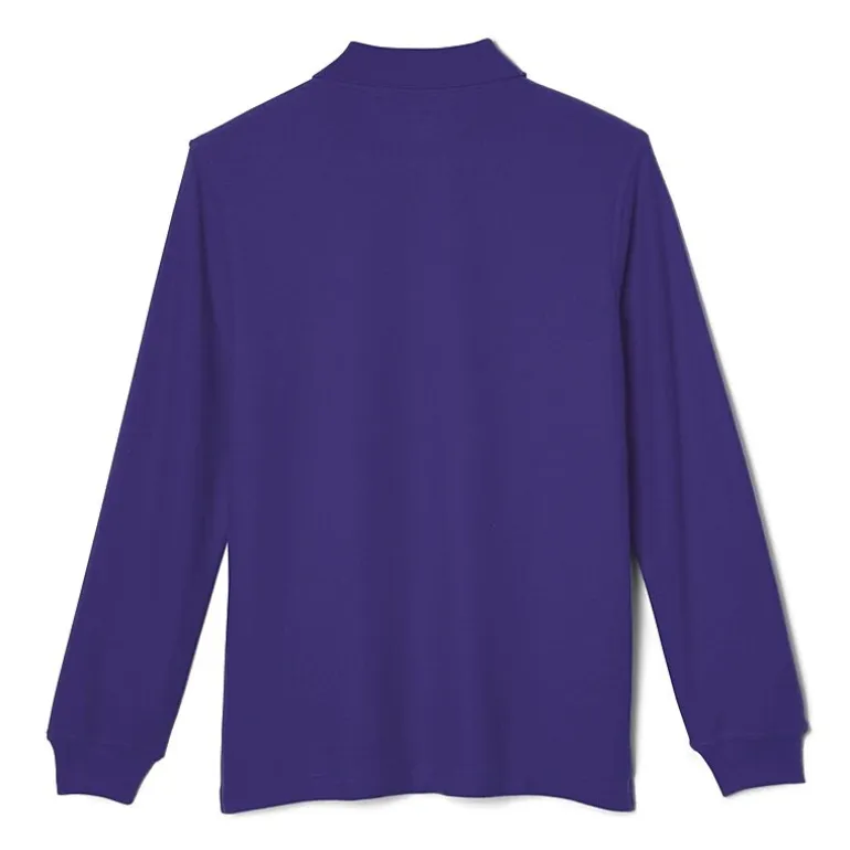 French Toast Little & Big Kid Boys Long Sleeve Boxy Fit Polo Shirt