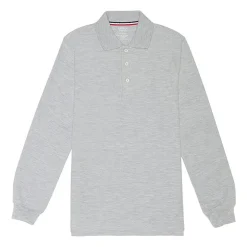 French Toast Little & Big Kid Boys Long Sleeve Boxy Fit Polo Shirt