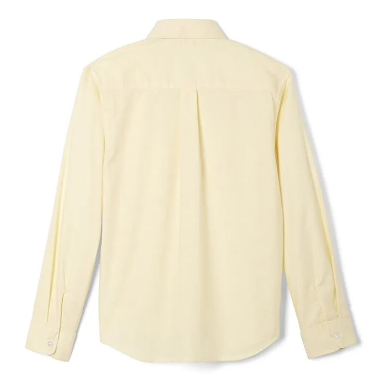 French Toast Little & Big Kid Boys Wrinkle Resistant Button Down Collar Long Sleeve Dress Shirt