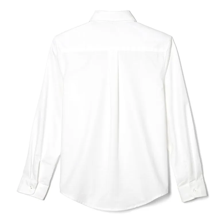 French Toast Little & Big Kid Boys Wrinkle Resistant Button Down Collar Long Sleeve Dress Shirt