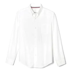 French Toast Little & Big Kid Boys Wrinkle Resistant Button Down Collar Long Sleeve Dress Shirt