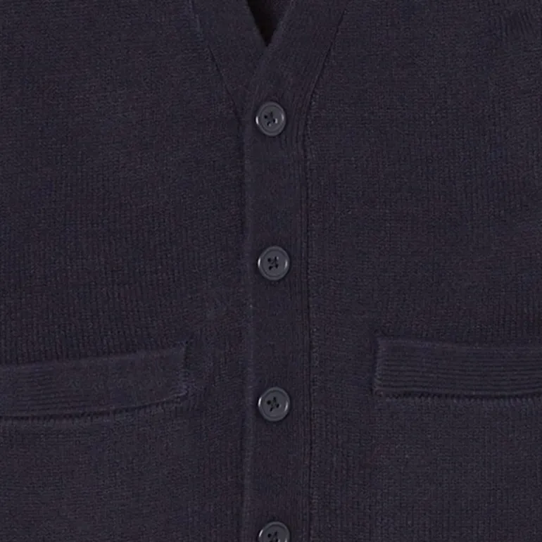 French Toast Little & Big Kid Boys V Neck Long Sleeve Button Cardigan