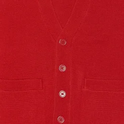French Toast Little & Big Kid Boys V Neck Long Sleeve Button Cardigan