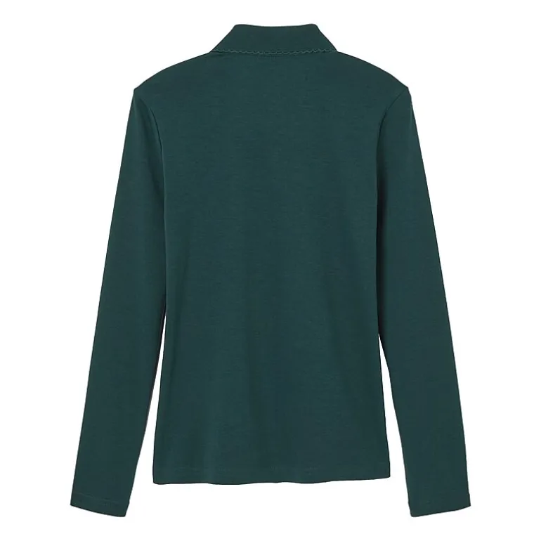 French Toast Little & Big Kid Girls Long Sleeve Regular Fit Polo Shirt