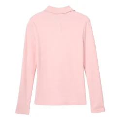 French Toast Little & Big Kid Girls Long Sleeve Regular Fit Polo Shirt