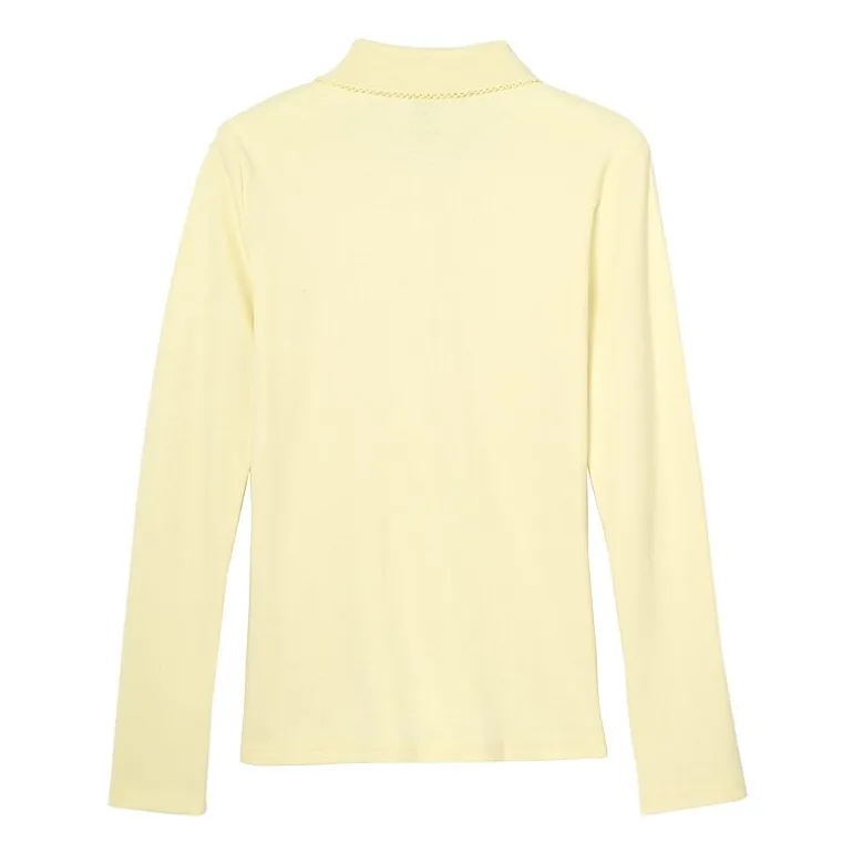 French Toast Little & Big Kid Girls Long Sleeve Regular Fit Polo Shirt
