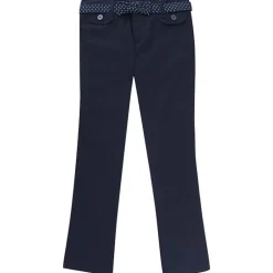 French Toast Little & Big Kid Girls Bootcut Mid Rise Straight Fit Flat Front Pant