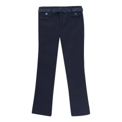 French Toast Little & Big Kid Girls Bootcut Mid Rise Straight Fit Flat Front Pant
