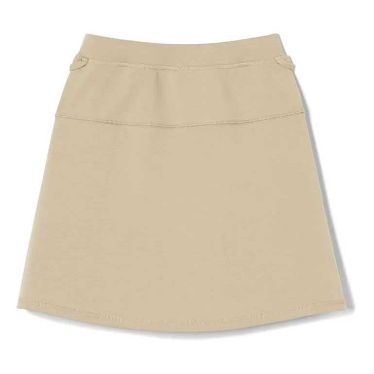 French Toast Little & Big Kid Girls Stretch Fabric Sensory Friendly High Rise Scooter Skirt