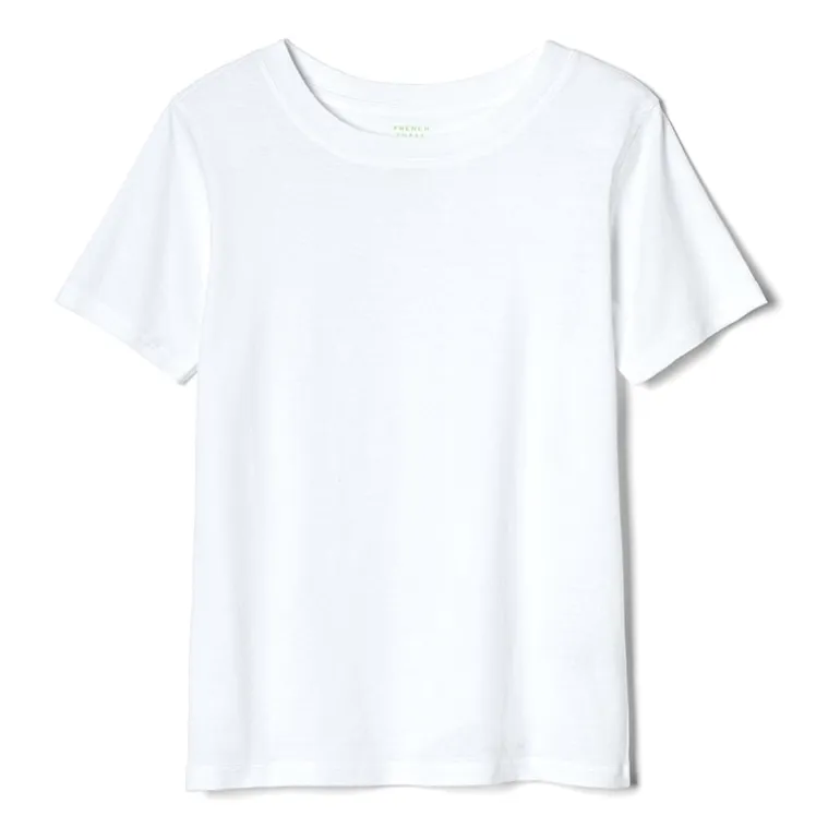 French Toast Little & Big Kid Unisex Easy-on + Easy-off Sensory Friendly Crew Neck Short Sleeve Adaptive T-Shirt