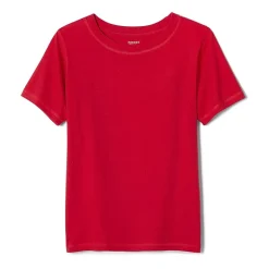 French Toast Little & Big Kid Unisex Easy-on + Easy-off Sensory Friendly Crew Neck Short Sleeve Adaptive T-Shirt