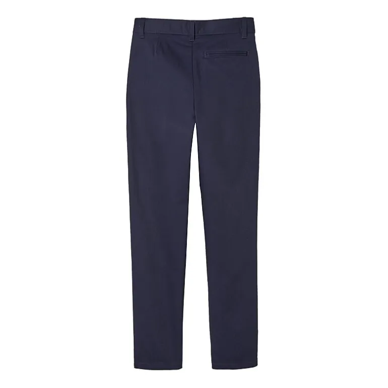 French Toast Little Boys Straight Mid Rise Classic Fit Flat Front Pant