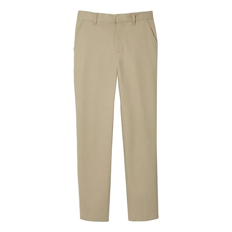 French Toast Little Boys Straight Mid Rise Classic Fit Flat Front Pant