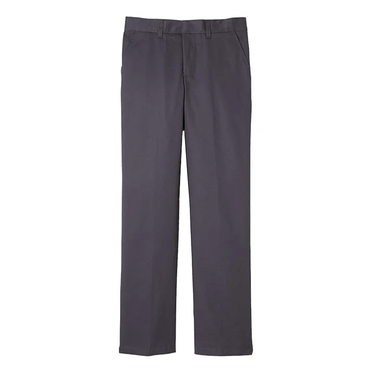 French Toast Relaxed Fit Twill Pant Boys Straight Relaxed Fit Pleated Pant