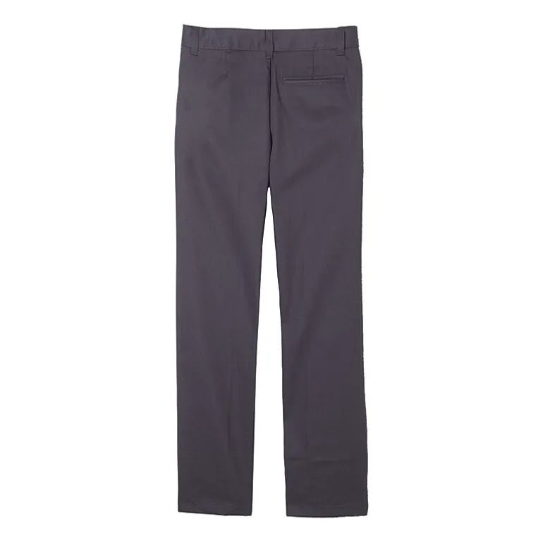 French Toast Relaxed Fit Twill Pant Boys Straight Relaxed Fit Pleated Pant