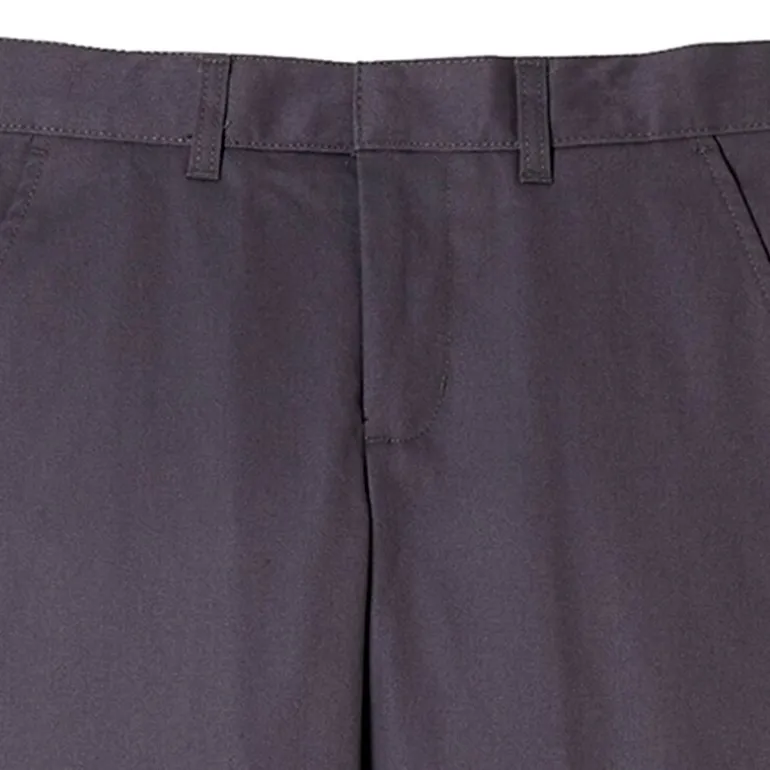 French Toast Relaxed Fit Twill Pant Boys Straight Relaxed Fit Pleated Pant