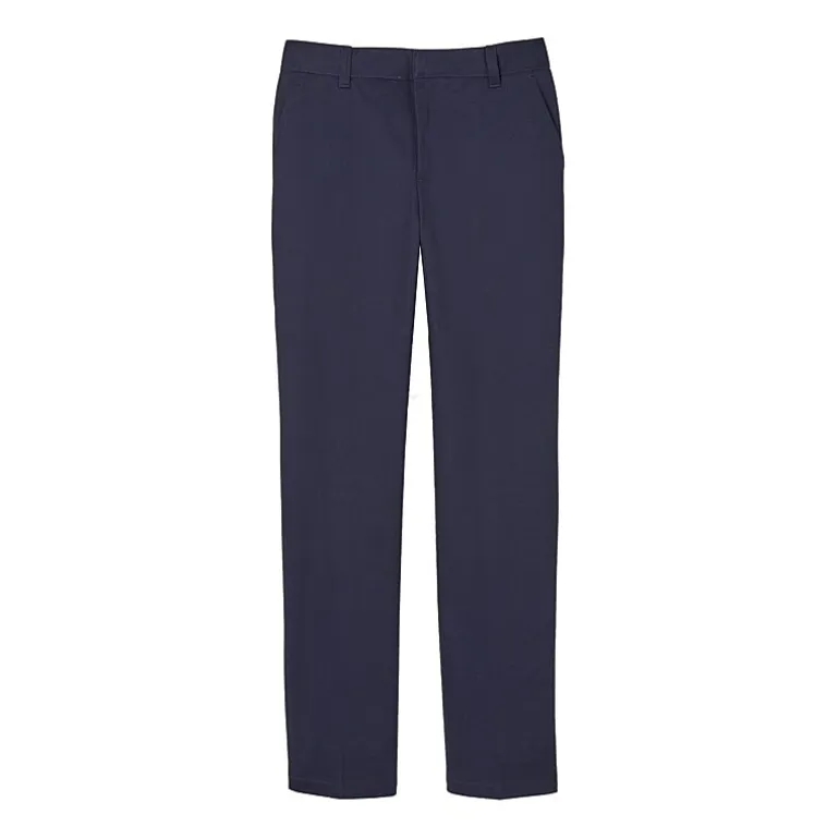 French Toast Relaxed Fit Twill Pant Little Boys Straight Relaxed Fit Pleated Pant