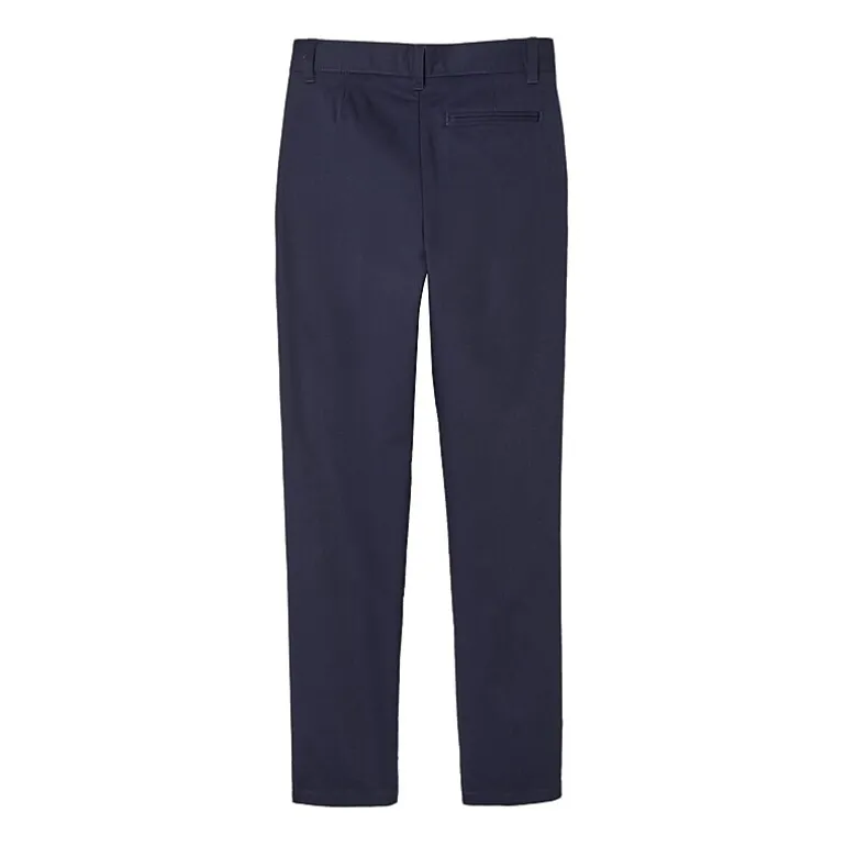 French Toast Relaxed Fit Twill Pant Little Boys Straight Relaxed Fit Pleated Pant