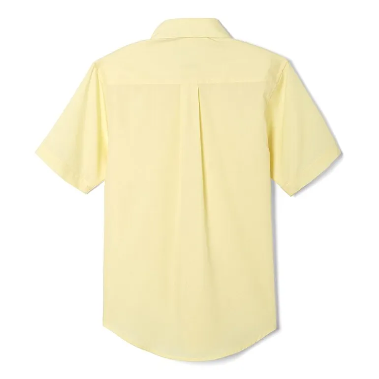 French Toast Toddler Boys Wrinkle Resistant Point Collar Short Sleeve Dress Shirt