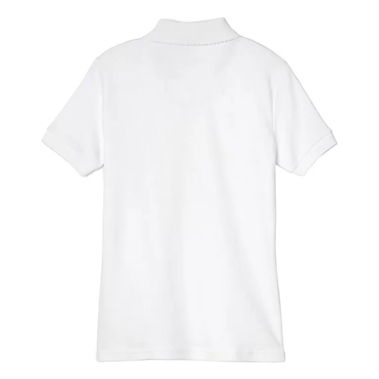 French Toast Toddler Girls Short Sleeve Regular Fit Polo Shirt