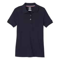 French Toast Toddler Girls Short Sleeve Regular Fit Polo Shirt