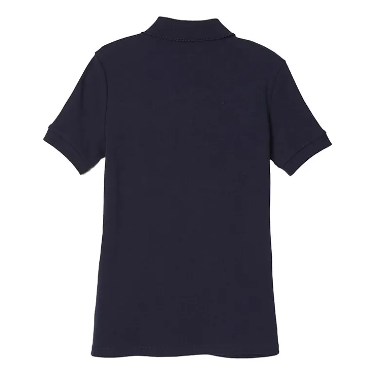 French Toast Toddler Girls Short Sleeve Regular Fit Polo Shirt