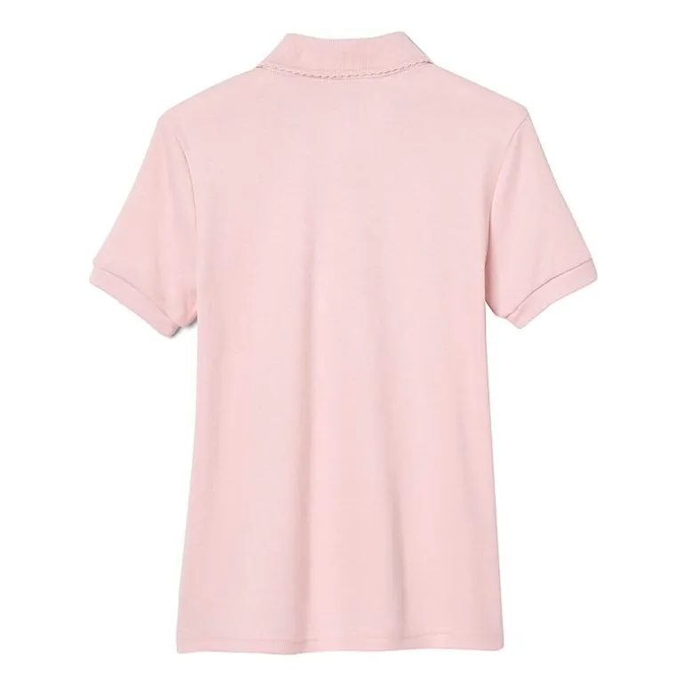 French Toast Toddler Girls Short Sleeve Regular Fit Polo Shirt