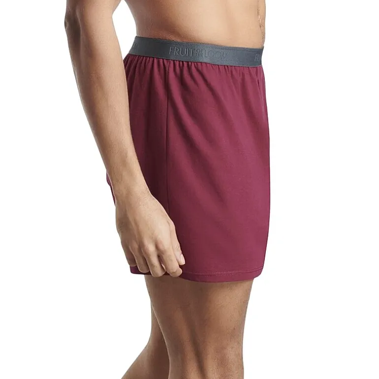 Fruit of the Loom Premium Cotton Knit Mens 4 Pack Boxers Jc4p722