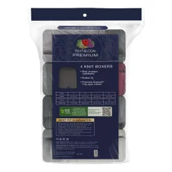 Fruit of the Loom Premium Cotton Knit Mens 4 Pack Boxers Jc4p722
