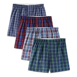 Fruit of the Loom Premium Cotton Mens 4 Pack Boxers Jc4p591