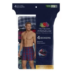 Fruit of the Loom Premium Cotton Mens 6 Pack Briefs Jc6p761