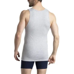 Fruit of the Loom Premium Cotton Mens Round Neck Sleeveless 4 Pack Tank