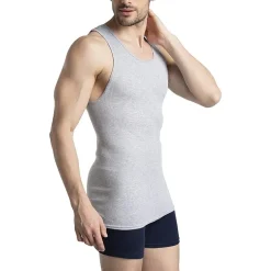 Fruit of the Loom Premium Cotton Mens Round Neck Sleeveless 4 Pack Tank