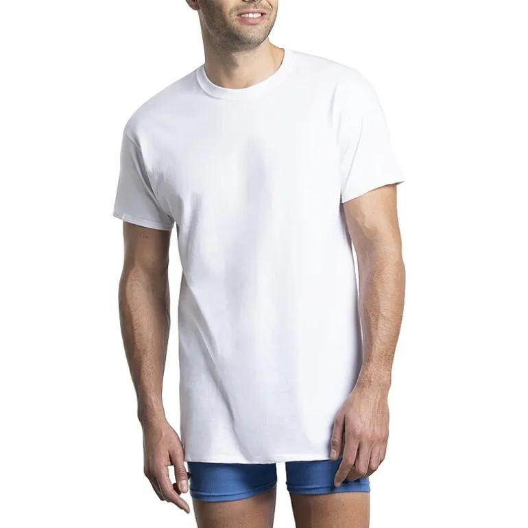 Fruit of the Loom Premium Cotton Mens 4 Pack Short Sleeve Crew Neck T-Shirt