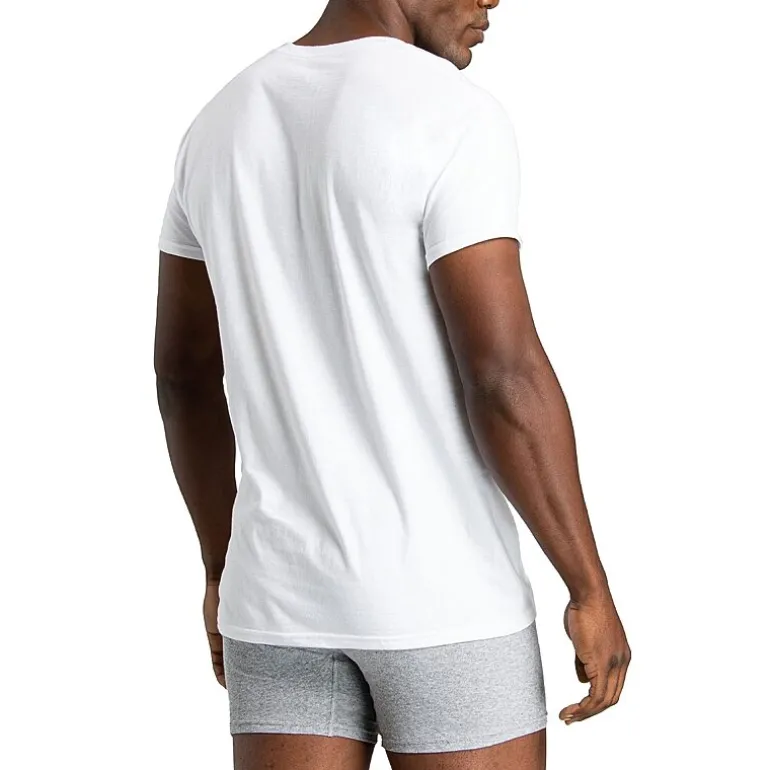 Fruit of the Loom Premium Mens 5 Pack Short Sleeve Crew Neck MOISTURE_WICKING T-Shirt
