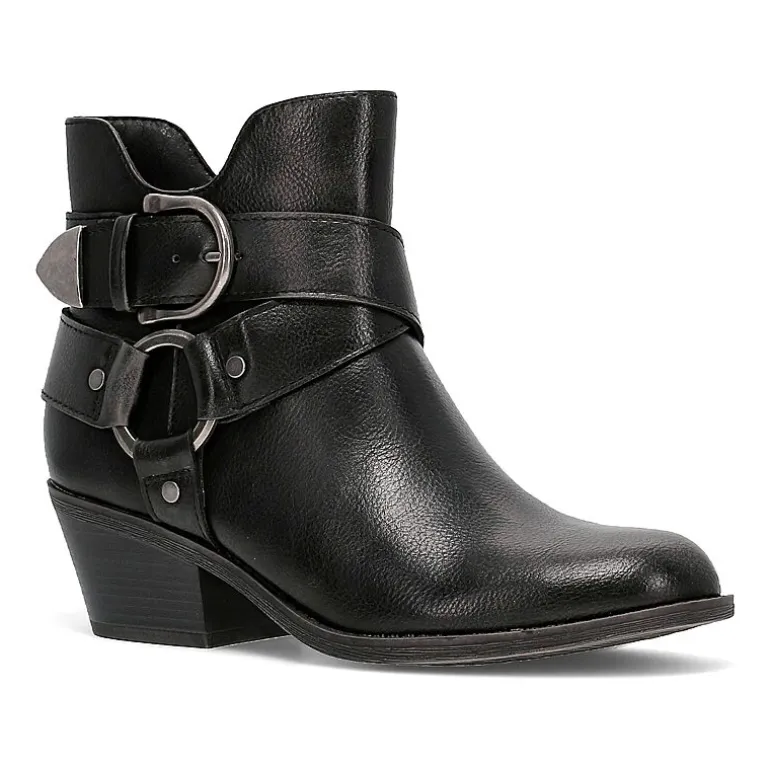 Frye and Co. Womens Bellame Stacked Heel Booties