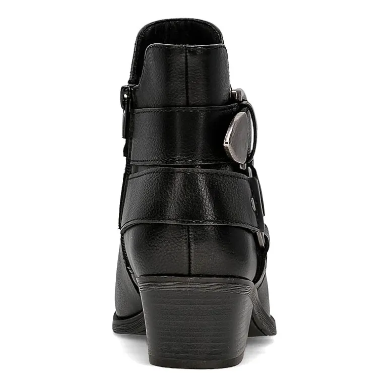 Frye and Co. Womens Bellame Stacked Heel Booties