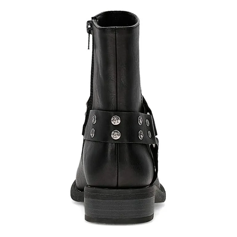 Frye and Co. Womens Conley Stacked Heel Booties