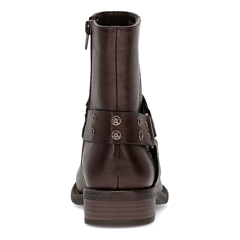 Frye and Co. Womens Conley Stacked Heel Booties