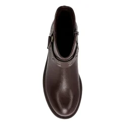 Frye and Co. Womens Conley Stacked Heel Booties