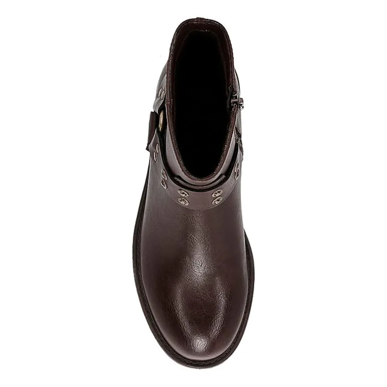 Frye and Co. Womens Conley Stacked Heel Booties