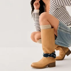 Frye and Co. Womens Miranda 14 Stacked Heel Riding Boots