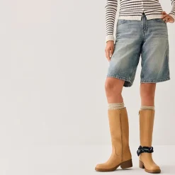 Frye and Co. Womens Miranda 14 Stacked Heel Riding Boots