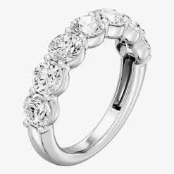 (F / Si1-Si2) Womens 2.5MM 3 CT. T.W. Lab Grown White Diamond Wedding Band