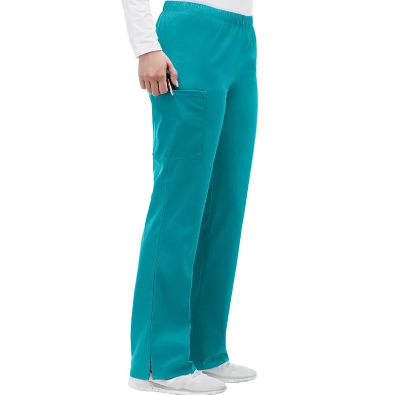 Fundamentals By White Swan 14720 Cargo Womens Petite Scrub Pant