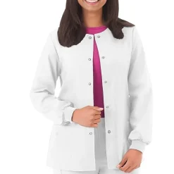 Fundamentals By White Swan 14740 Warm-Up Womens Scrub Jackets